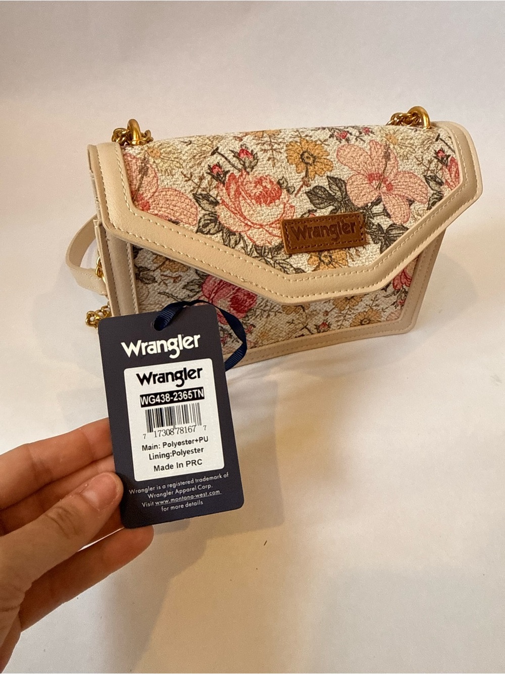 NWT Wrangler Floral Flap Crossbody